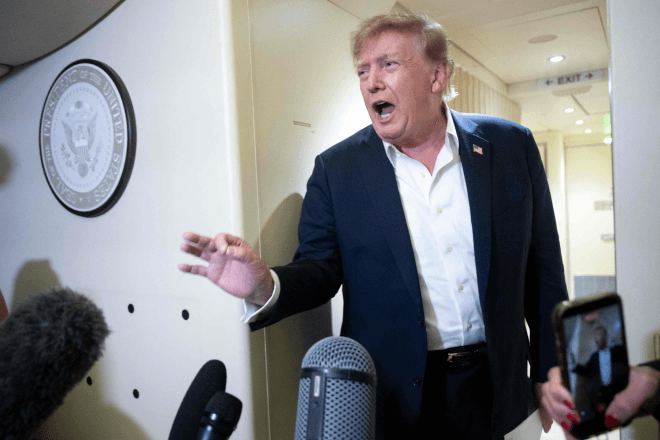 Diesel Hit a Record $6.23. Trump's Answer: Announce a Truce Neither Side Confirmed — and Blame the Other War