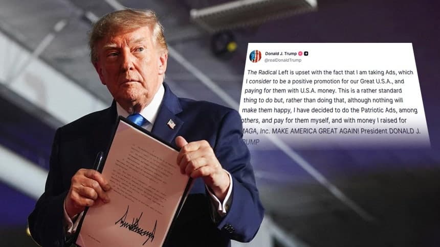 Taxpayers Paid at Least $10.1 Million for Ads Promoting Trump. Now He Says He’ll Pay — With MAGA Inc Money.
